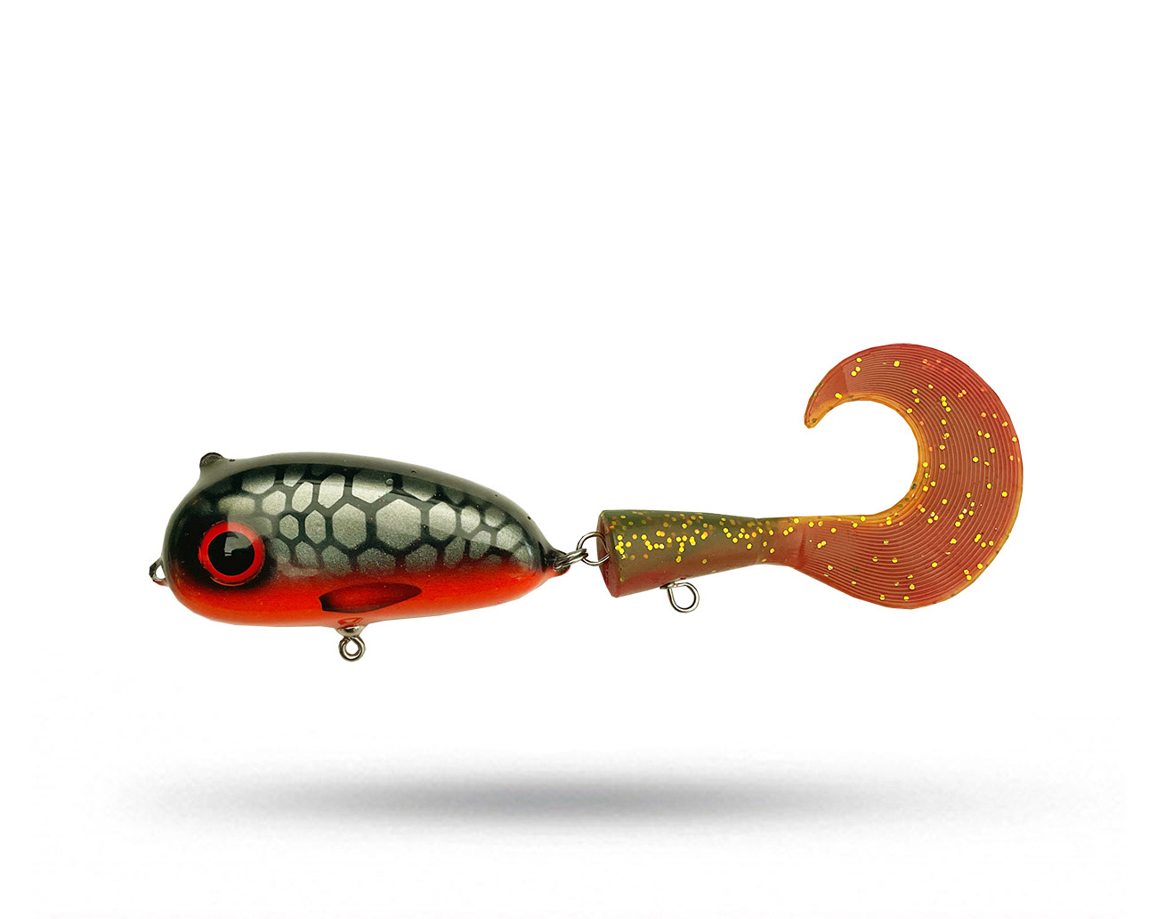 Lovely Lures Iggy Tail Jr - Orange Crush